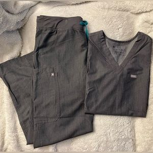 Figs Scrub Set, Gray Size Medium